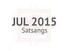 July 2015 Satsangs (USA)